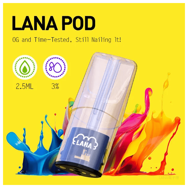 LANA-發光煙彈-口味推薦-台灣現貨。